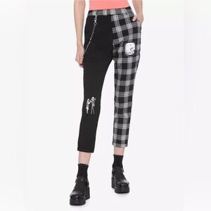Nightmare Before Christmas Split Leg Plaid Pants